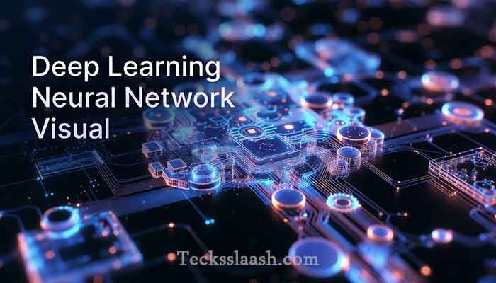 Illustrated diagram of a deep learning neural network for beginners tutorial