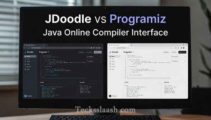 Java online compiler GDB Programiz JDoodle interface comparison