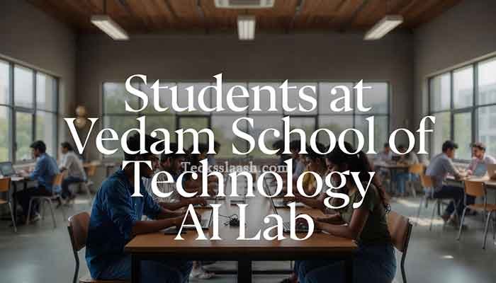 Vedam School of Technology: Fees, Admissions & Campus Guide 2 Students studying AI and computer science at Vedam School of Technology Pune