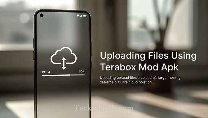 Terabox Mod Apk no ads unlimited cloud storage upload screen