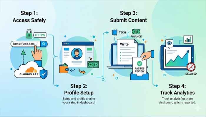 Techsslaash Platform Overview & Independent Review (2026) 3 If you decide to give Techsslaash a try — whether as a writer or an outreach marketer — here's how to navigate it safely and efficiently.